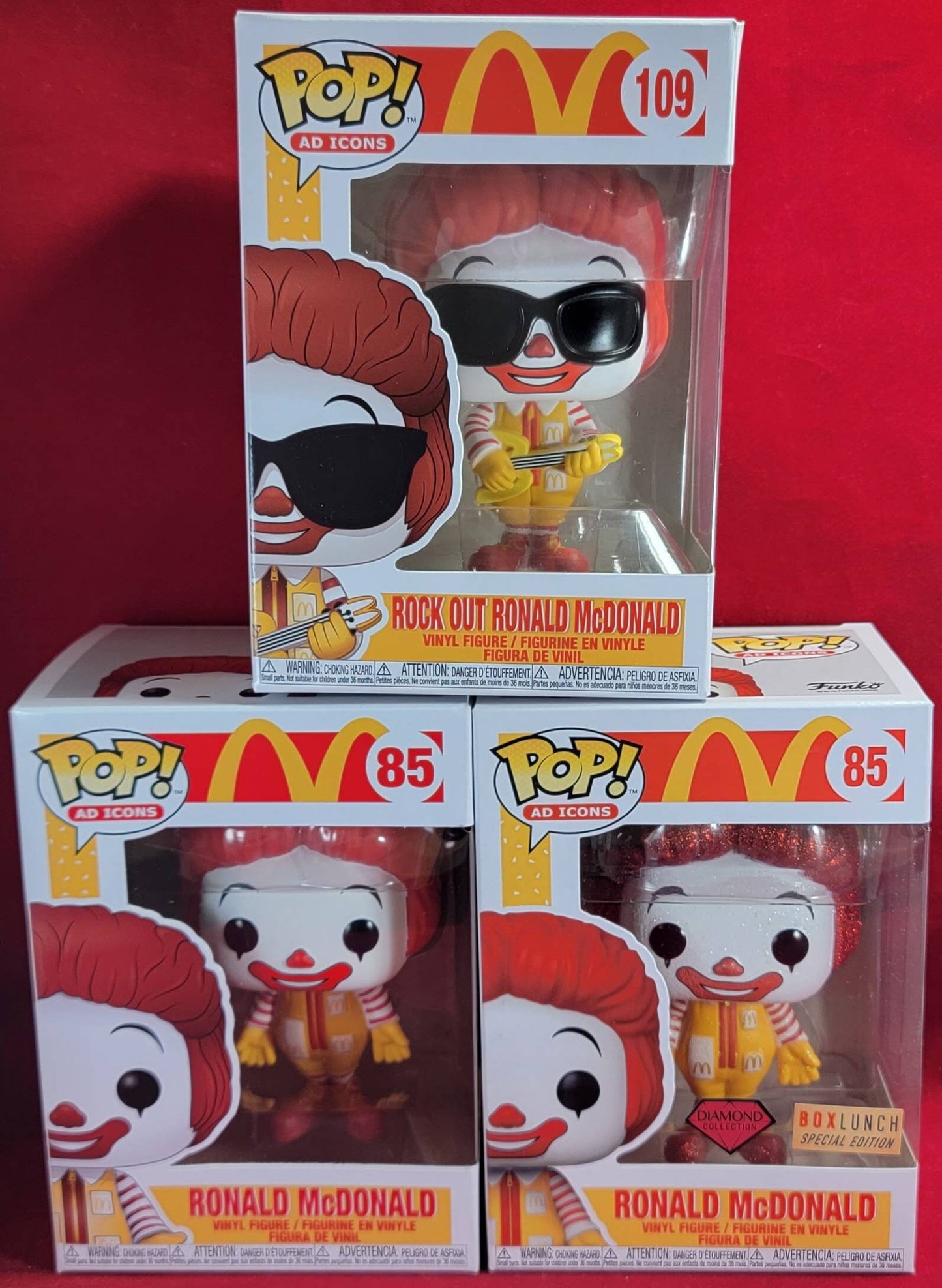Ronald Mcdonald funko set (nib)