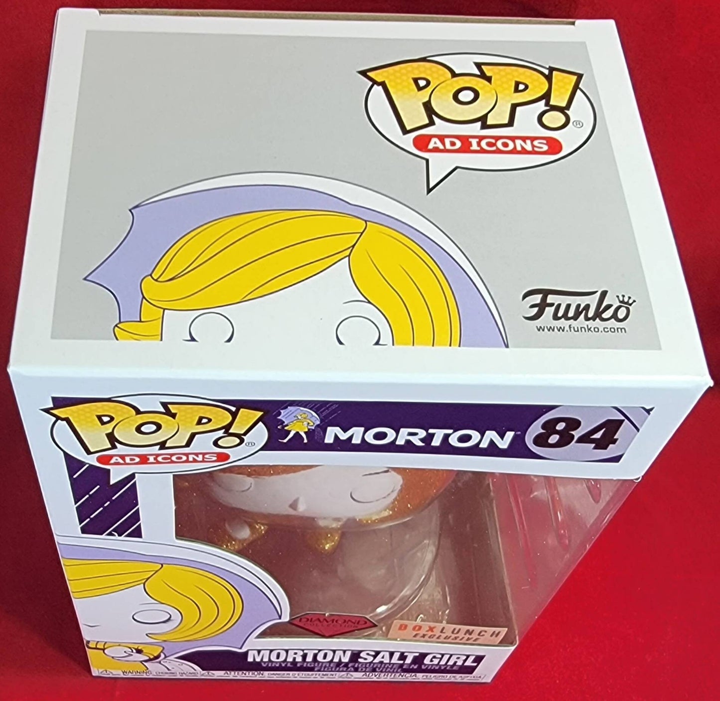 Morton salt girl boxlunch exclusive funko # 84 (nib)