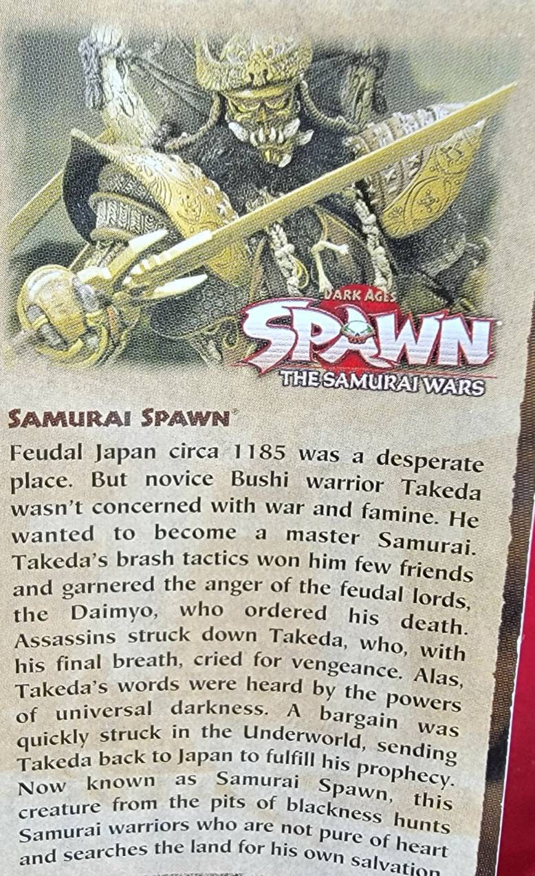 Mcfarlane spawn samurai wars (nib)
