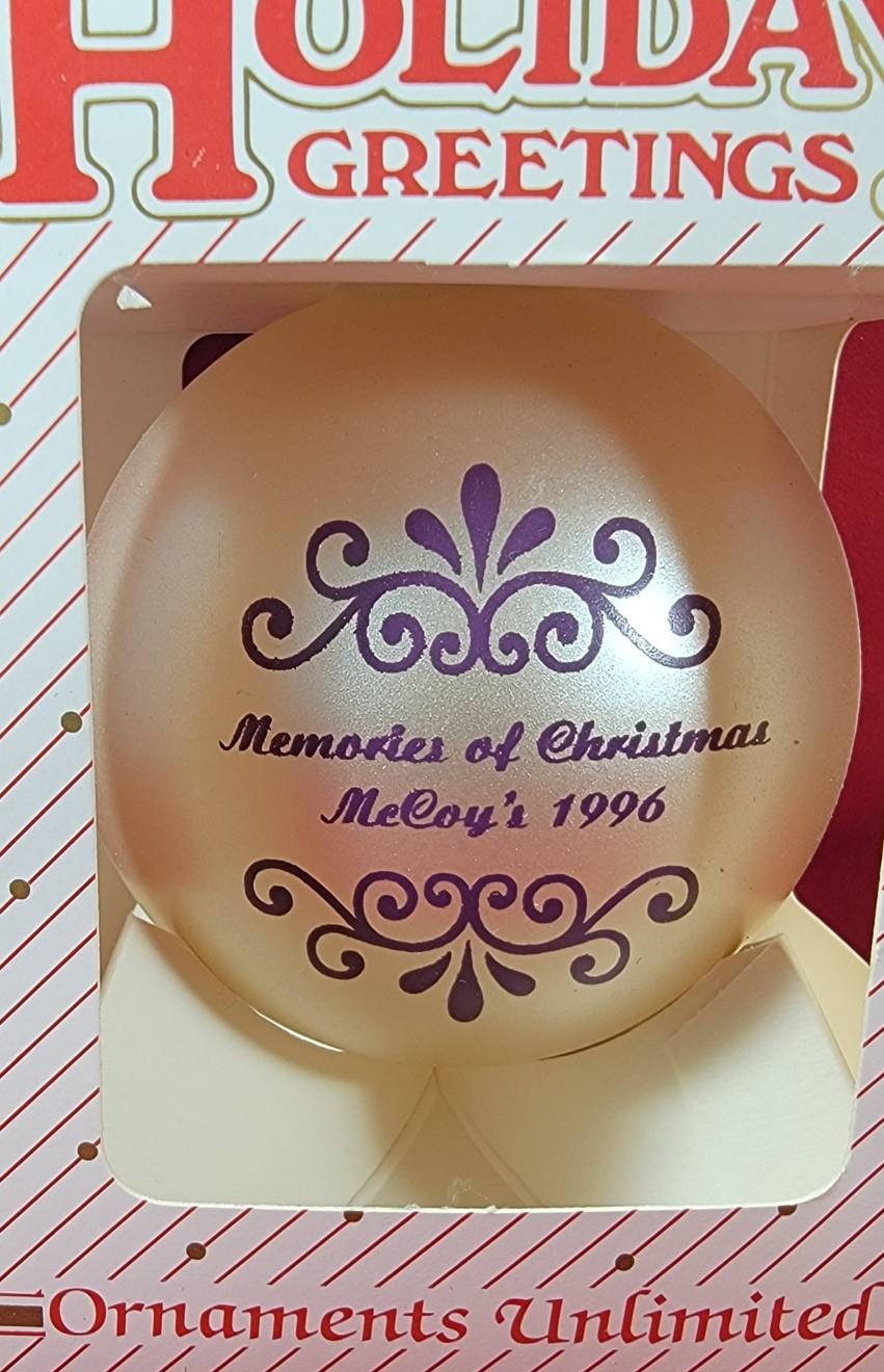Memories of McCoy's Christmas 1996 (nib)