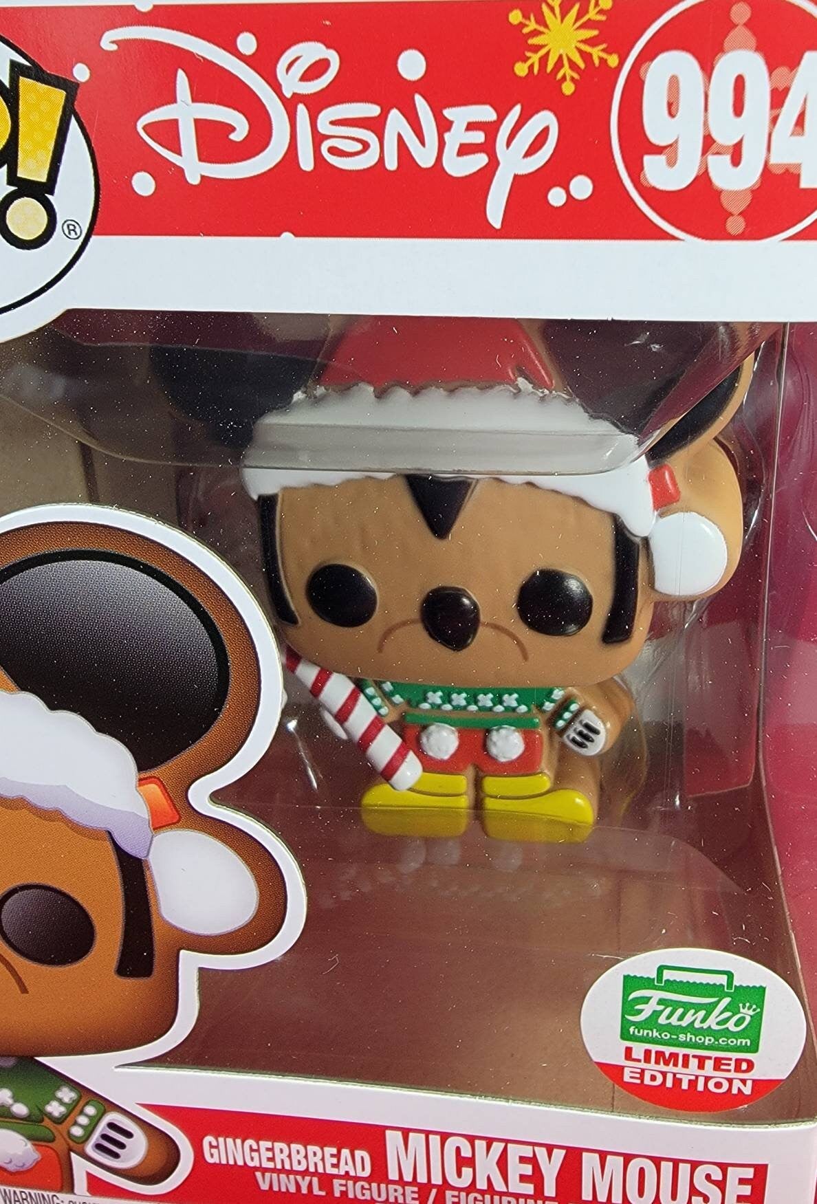 Gingerbread mickey mouse funko  # 994 (nib)