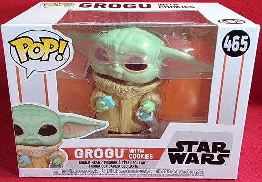 The grogu Mandolirian Funko # 465 Star Wars Pop