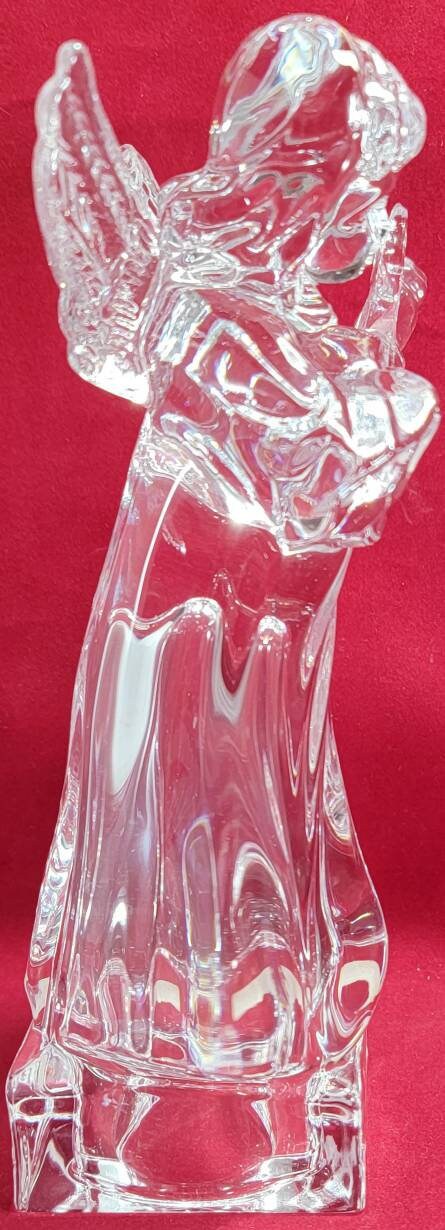 Lead crystal angel with mandolin celebrations by Mikasa