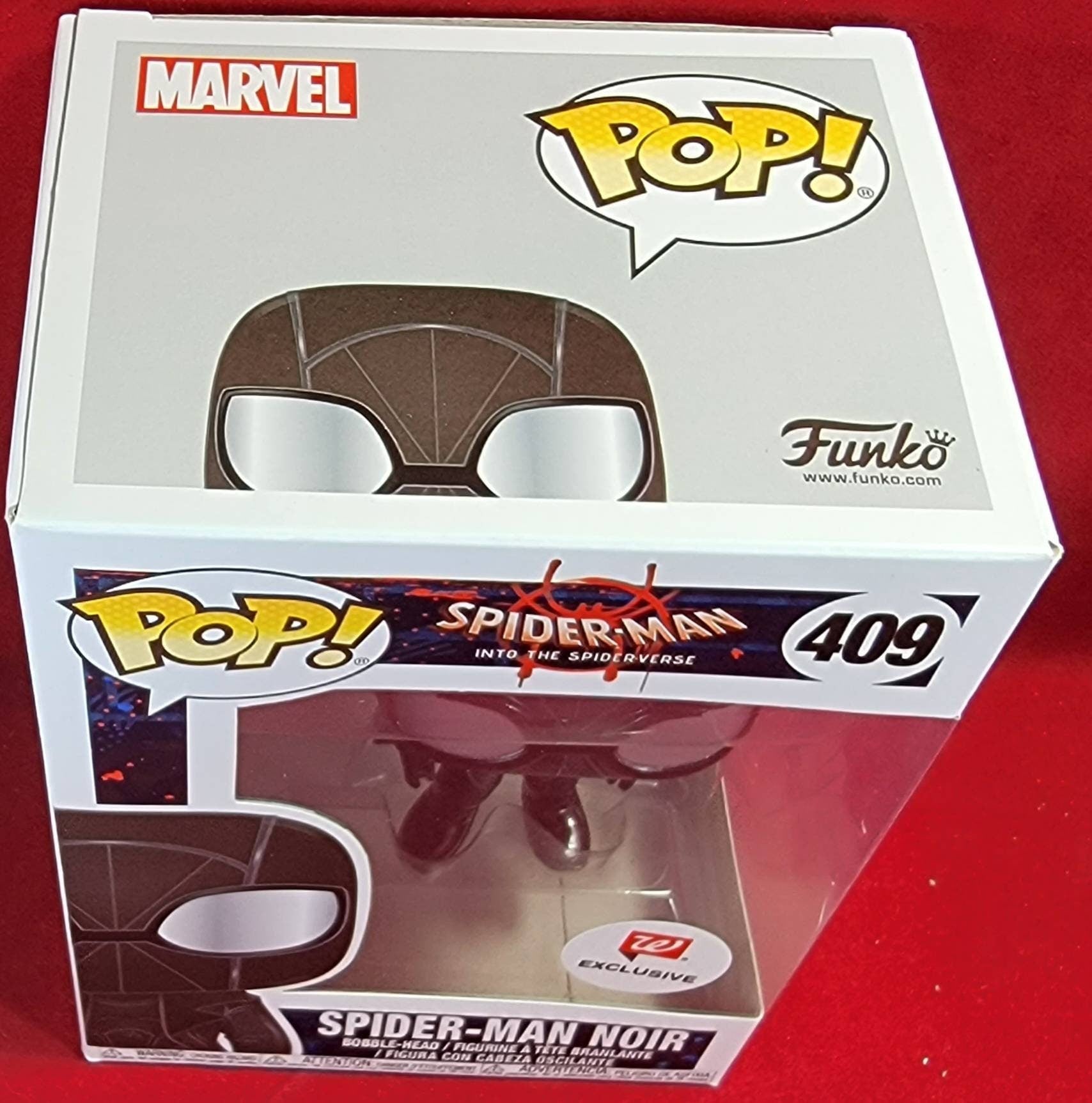 Marvel Spider-Man Into The Spiderverse Noir Funko POP! Vinyl Figure 409